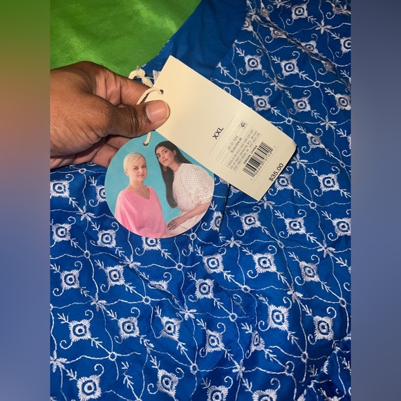 NWT Rhode x Target Blue Patterned Mini Dress size XXL - Picture 6 of 10